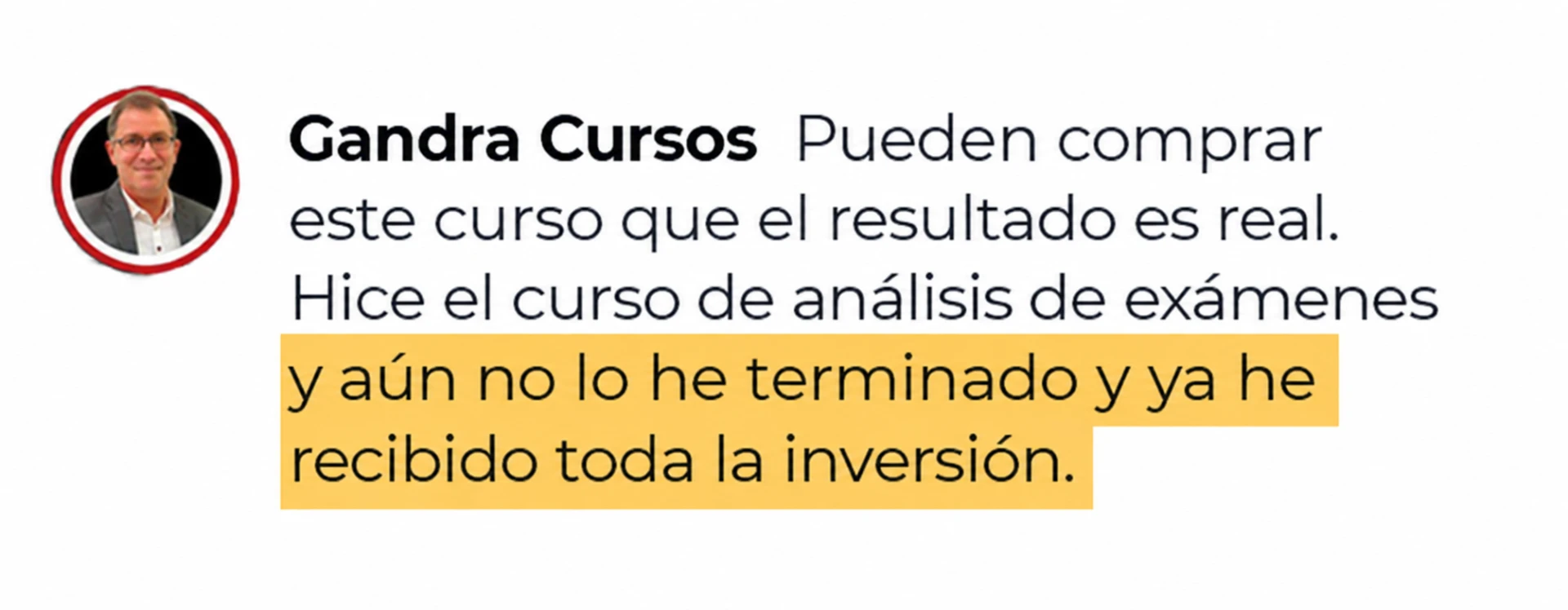 Testimonio de alumna de la Formación en Exámenes de Laboratorio — 11